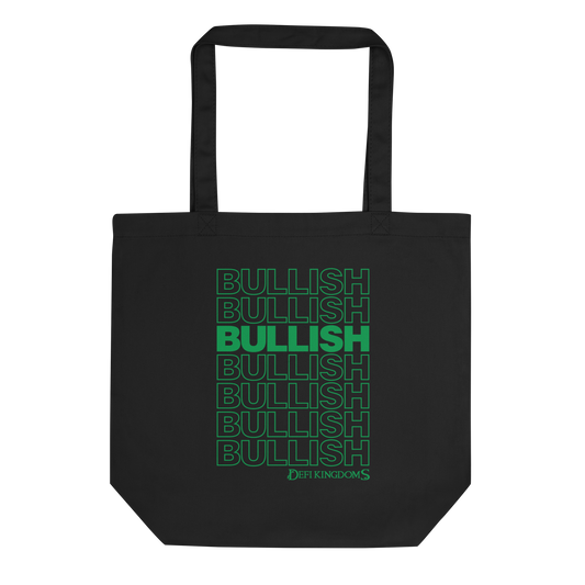 Bullish Green Print Tote Bag