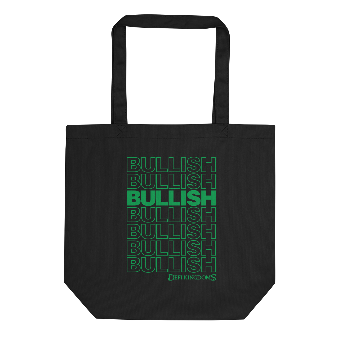 Bullish Green Print Tote Bag