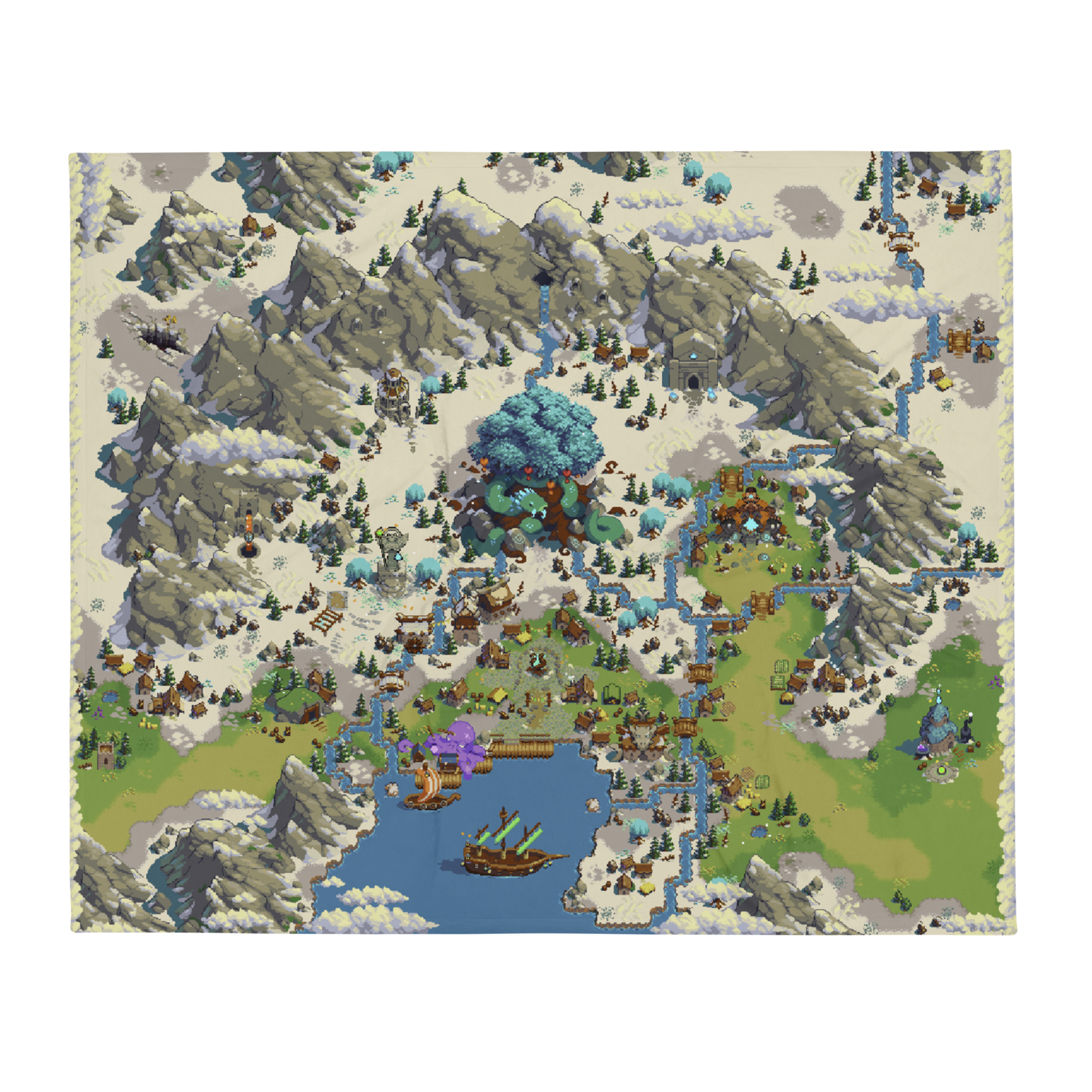 Crystalvale Map Blanket