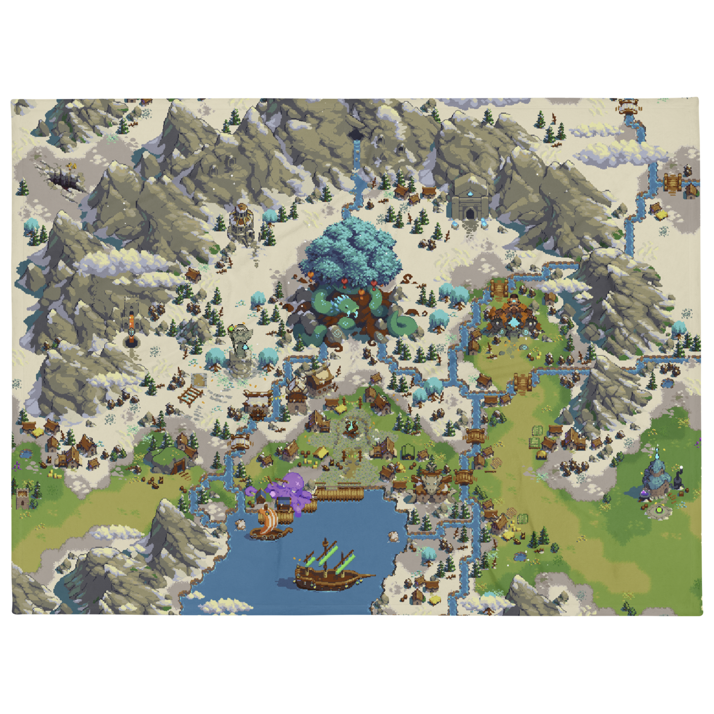 Crystalvale Map Blanket