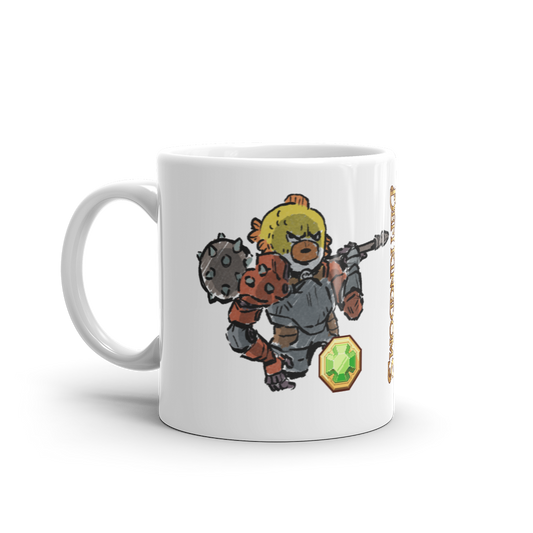 Warrior Bloater - White Mug